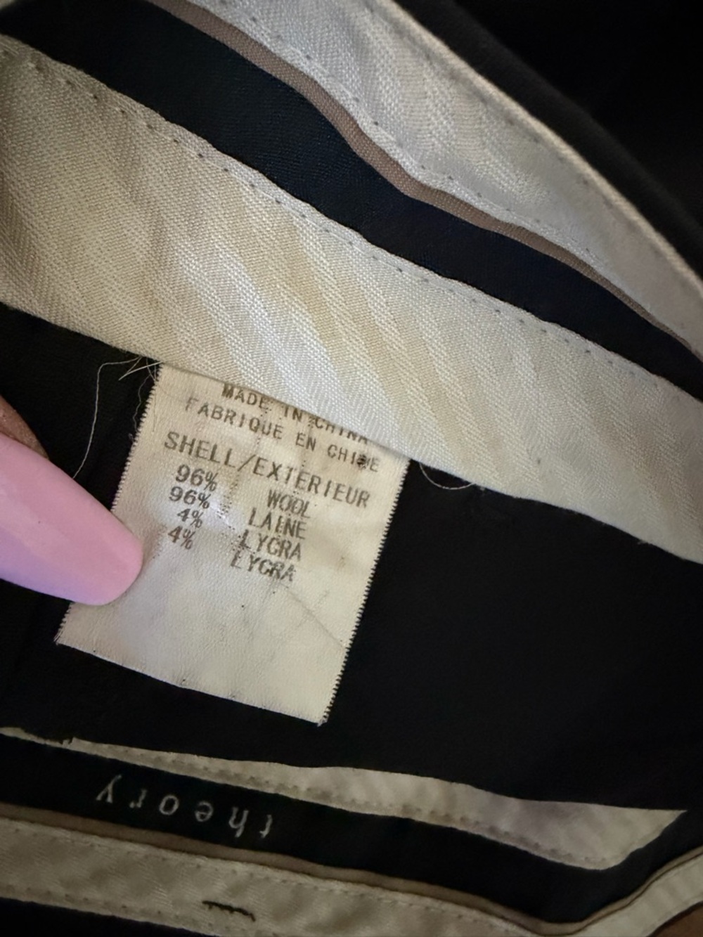 Theory Black Women's emery sailor black pants - Picture 9 of 10